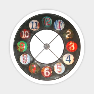 Snookerball Clock Magnet